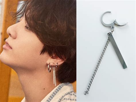 bts v earrings|bts jungkook hoop earring.